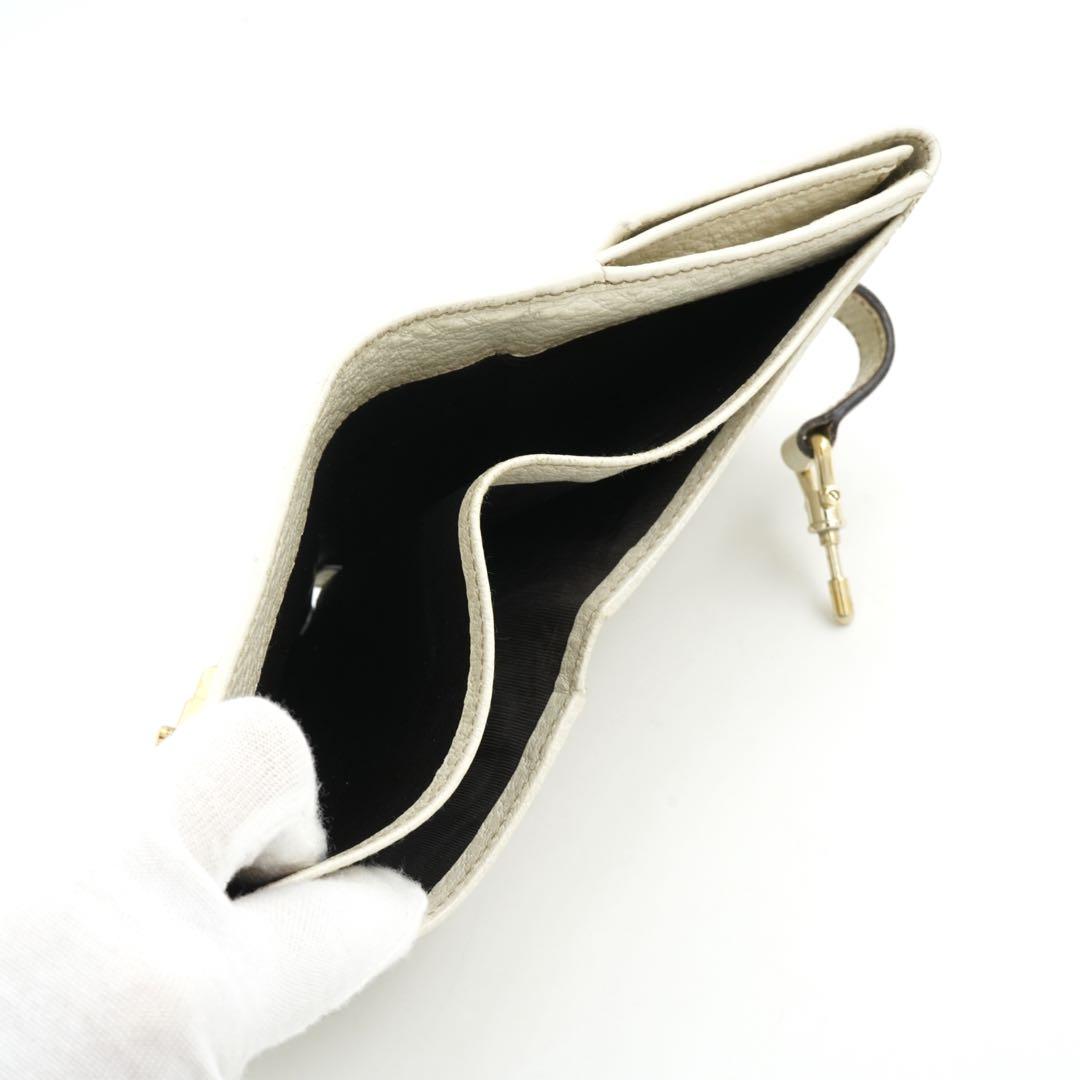 ✨未使用展示品・箱付き✨　GUCCI ミニ財布　ジャッキー　折り財布　刻印