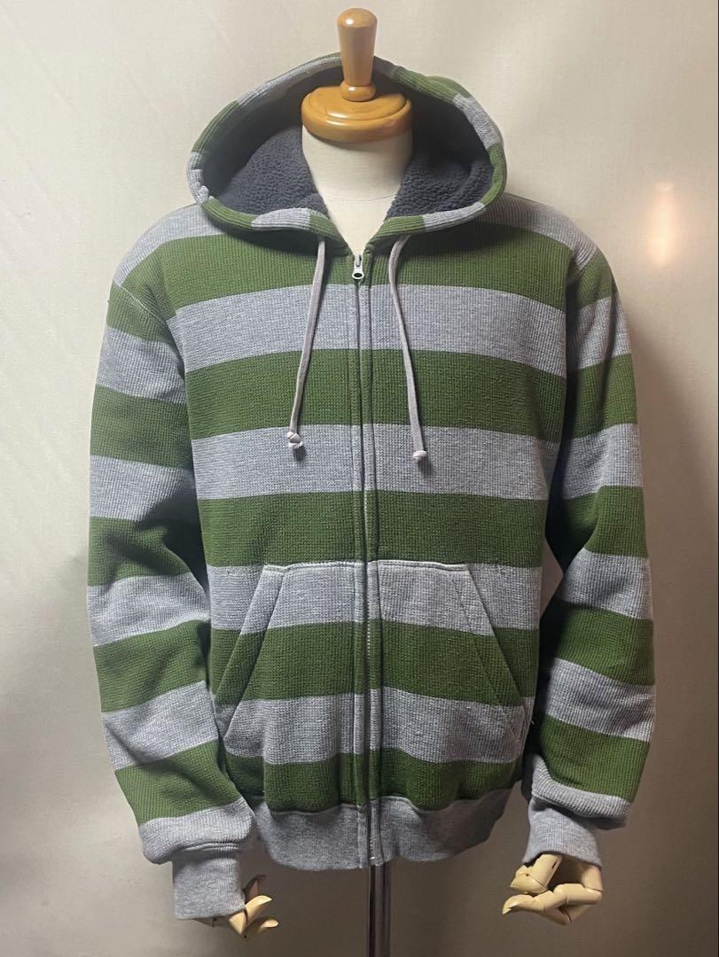 Machine Clothing ボーダーパーカー　Size L