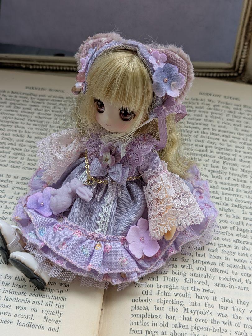 予約限定♪オビツ１１ピコニーモPお洋服セット♪ライラックなこぐまちゃんAlice