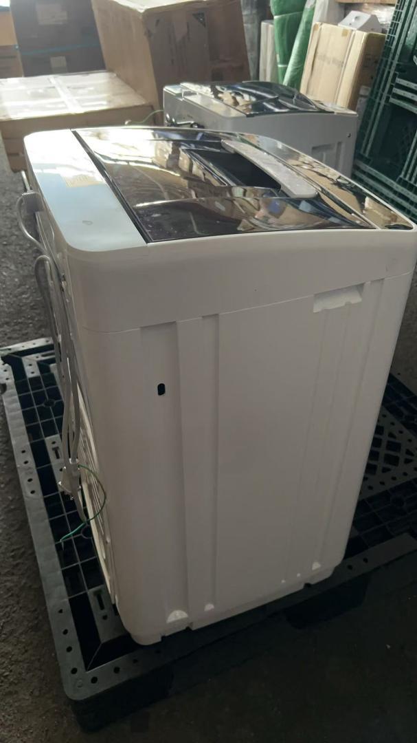 中古 全自動洗濯機 4.5kg 縦型洗濯機 乾燥機能 コンパクト 小型 ホワイト