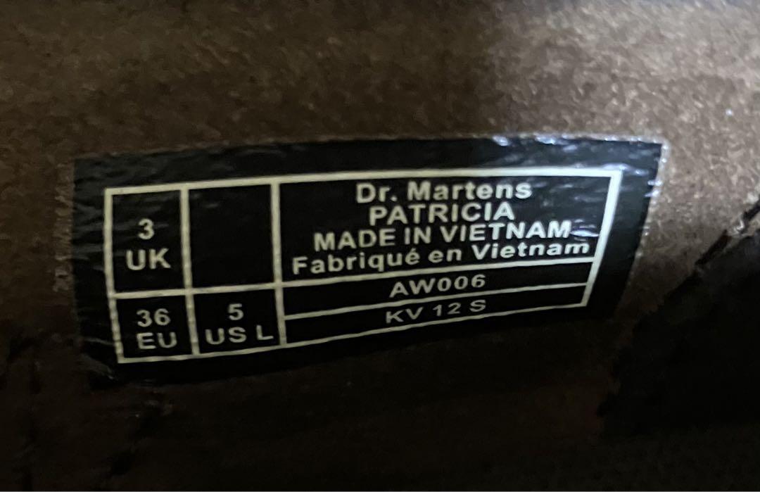 ドクターマーチン　Dr.Martin PATRICIA 36
