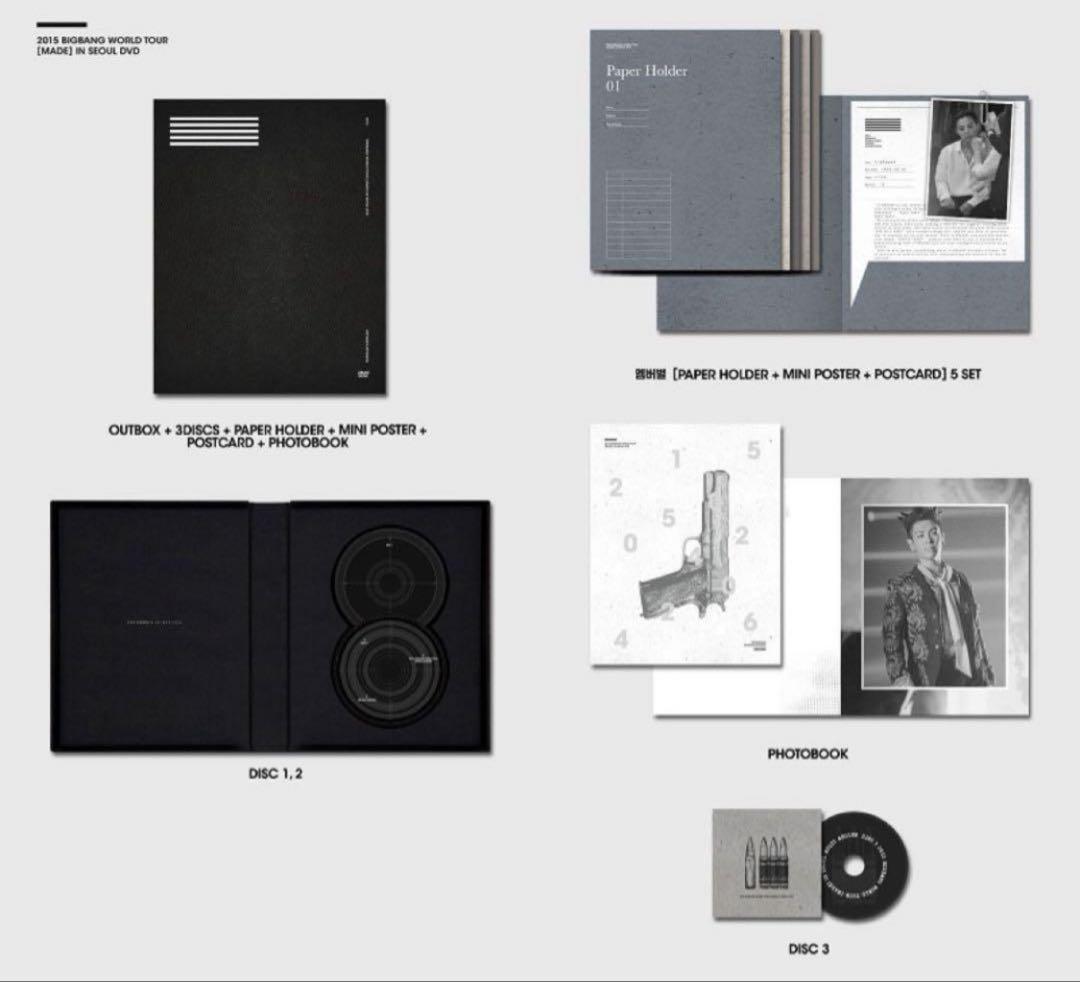 BIGBANG [MADE] IN SEOUL DVD 日本流通盤 BIGBANG [MADE] IN SEOUL DVD 日本流通盤