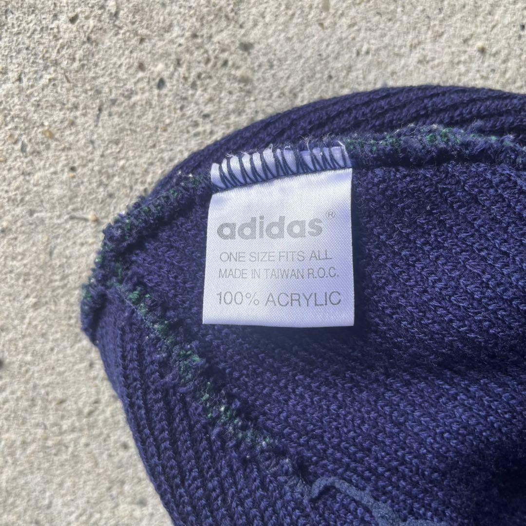 帽子 90s adidas 4tone acrylic beanie