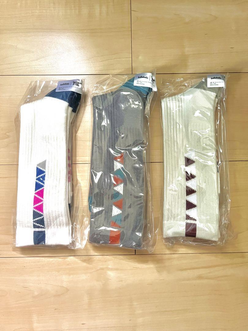 ballaholic × SpaceBall Mag 16 ソックス3足セット ballaholic × SpaceBall Mag 16 ソックス3足セット