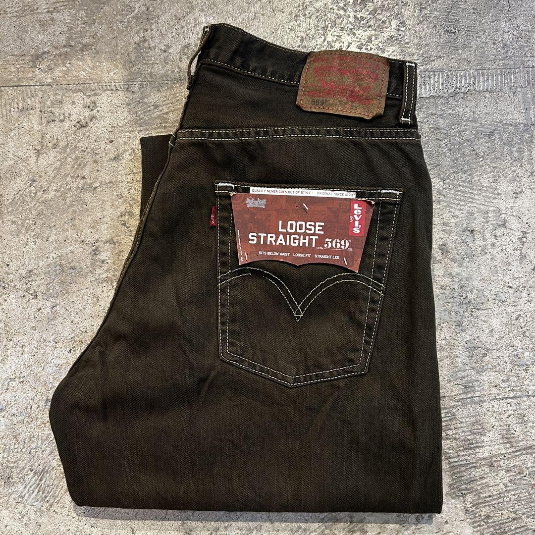 デッドストック Levi\'s 569 リーバイス デニム パンツ 33x32