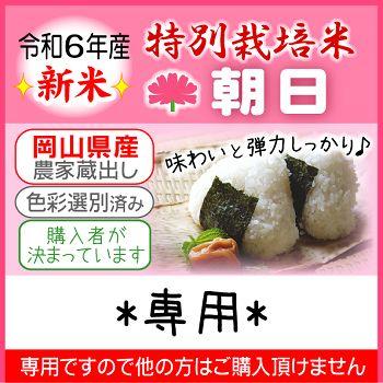 ★★サマータイム★様★専用【特別栽培米 朝日】20kg