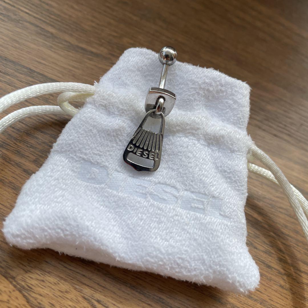 ディーゼル　ピアス　ジッパー　ファスナー DIESEL ディーゼル ボディピアス ファスナー 未使用 - メルカリ