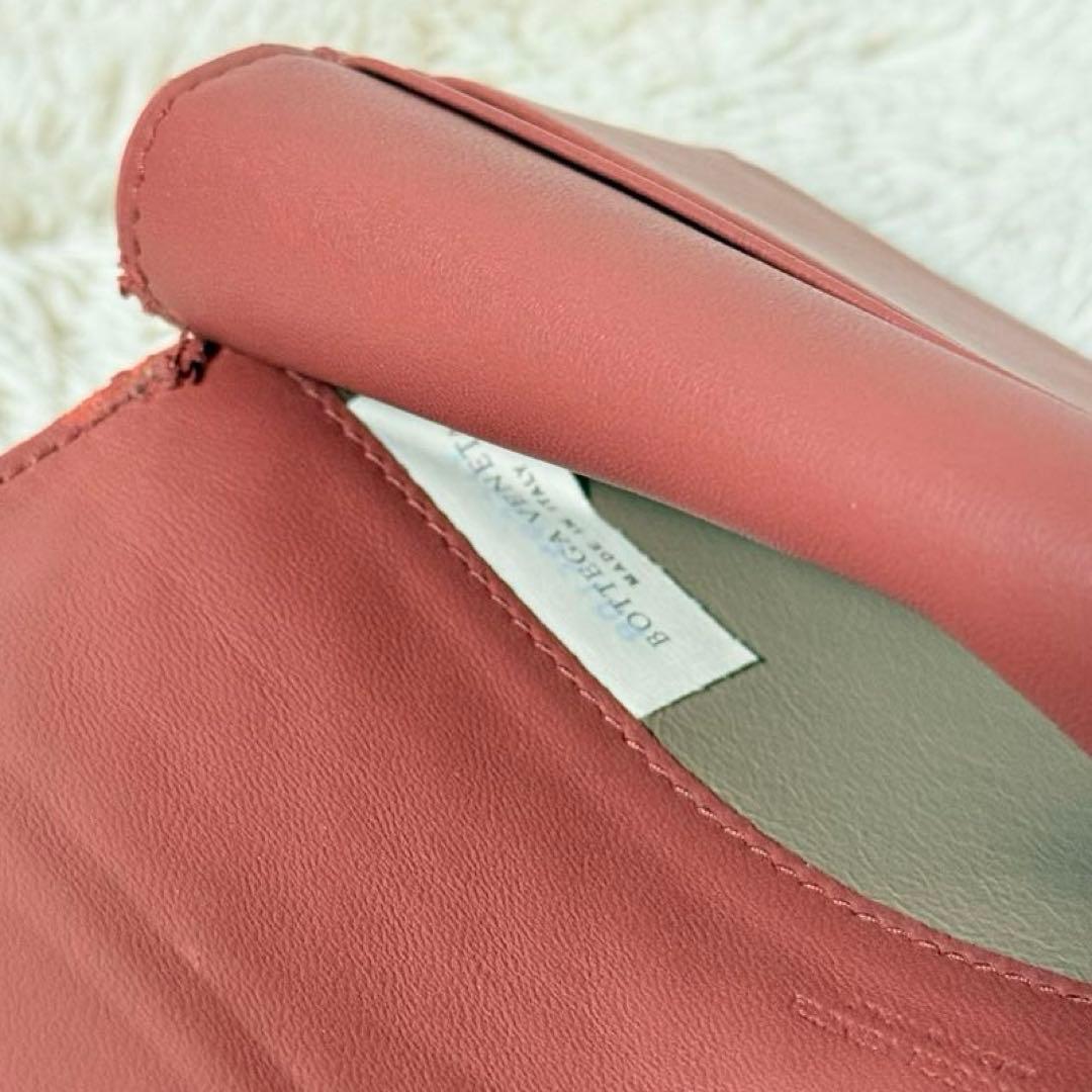 ⭐️未使用級⭐️ ボッテガヴェネタ イントレチャート 長財布 ピンク レザー ⭐️未使用級⭐️ ボッテガヴェネタ イントレチャート 長財布 ピンク レザー