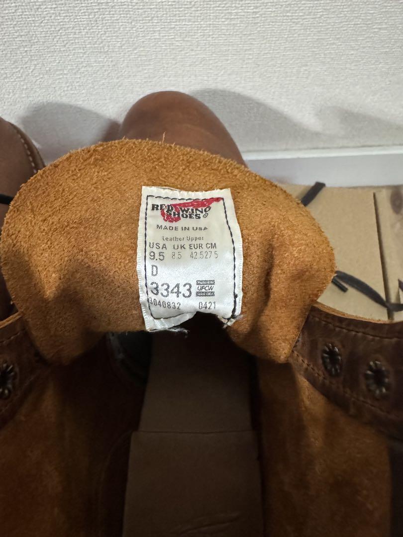 靴 RED WING 3343 BLACKSMITH