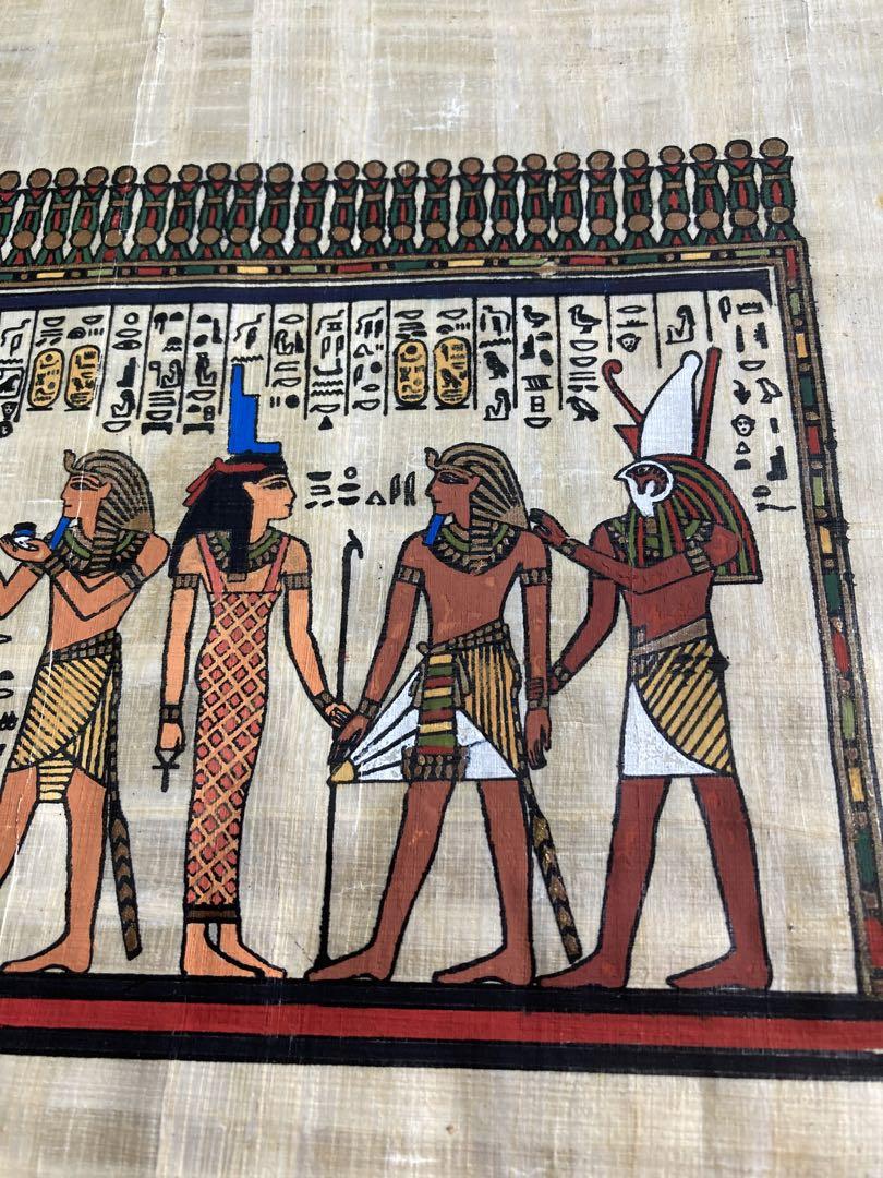 古代エジプトのパピルス絵画 - メルカリ