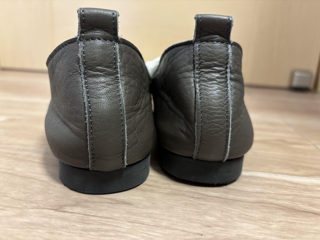 ⭐︎美品⭐︎あしながおじさん フラットシューズ ローファー グレー 24cm