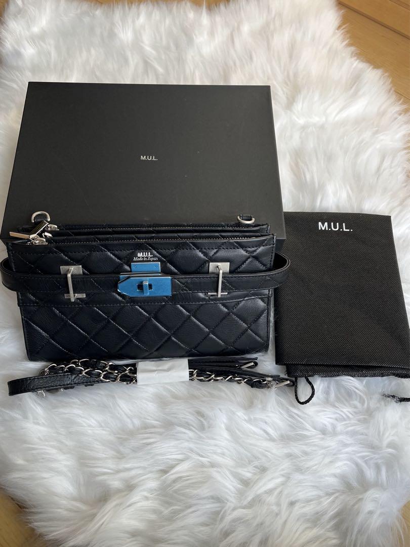 M.U.L 限定品 レイヤードウォレットショルダー キルティング型押し