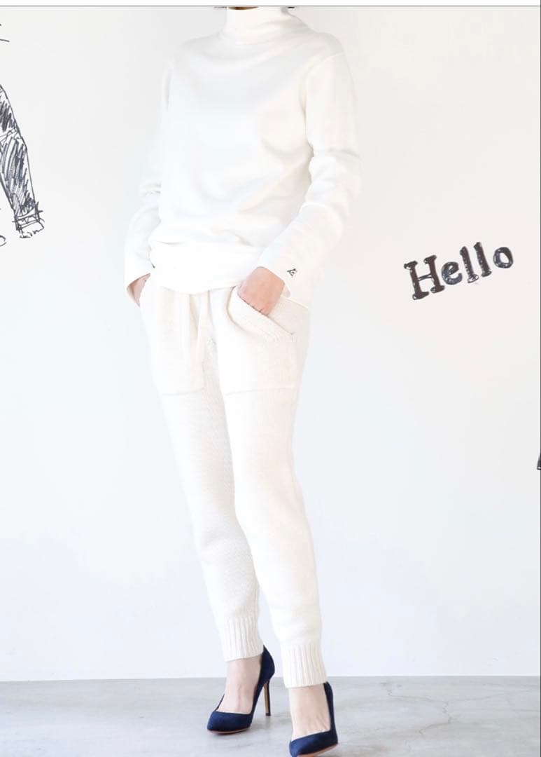 マディソンブルー　ホワイト ジョガーパンツサイズ04