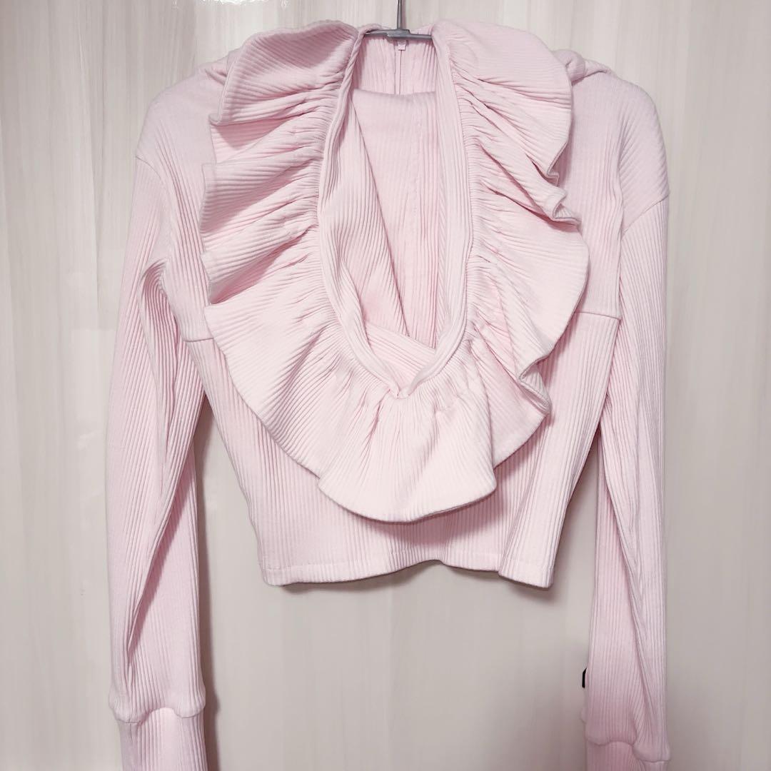 JILTU baby frill hoodie pink 0サイズ