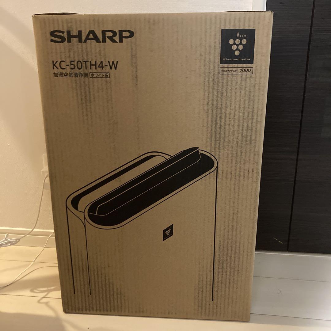 【新品】SHARP シャープ　加湿空気清浄機 KC-50TH4 W ホワイト