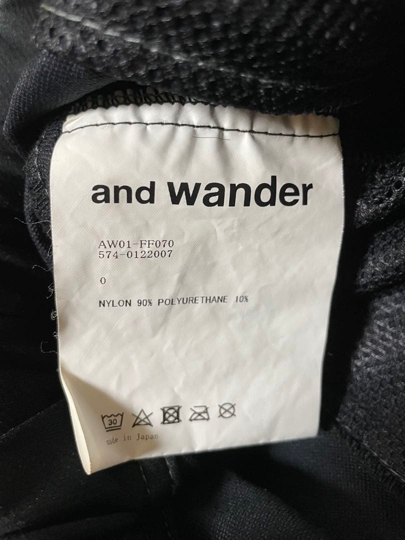 and wander AW01-FF070 アウトドアパンツ