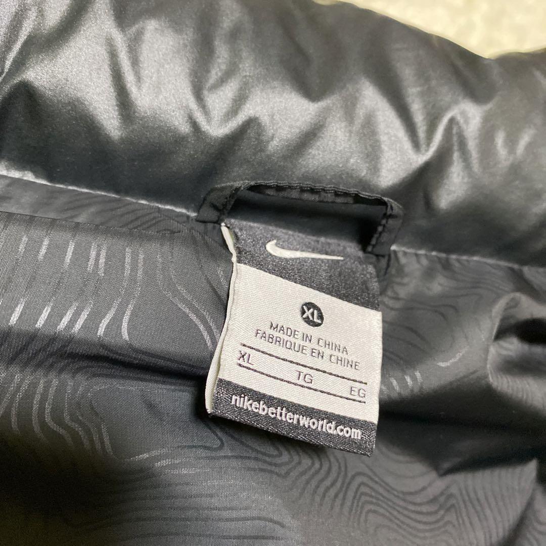 極美品！NIKE ナイキ　ワンポイントロゴ　ダウンジャケット　ヌプシ　XL