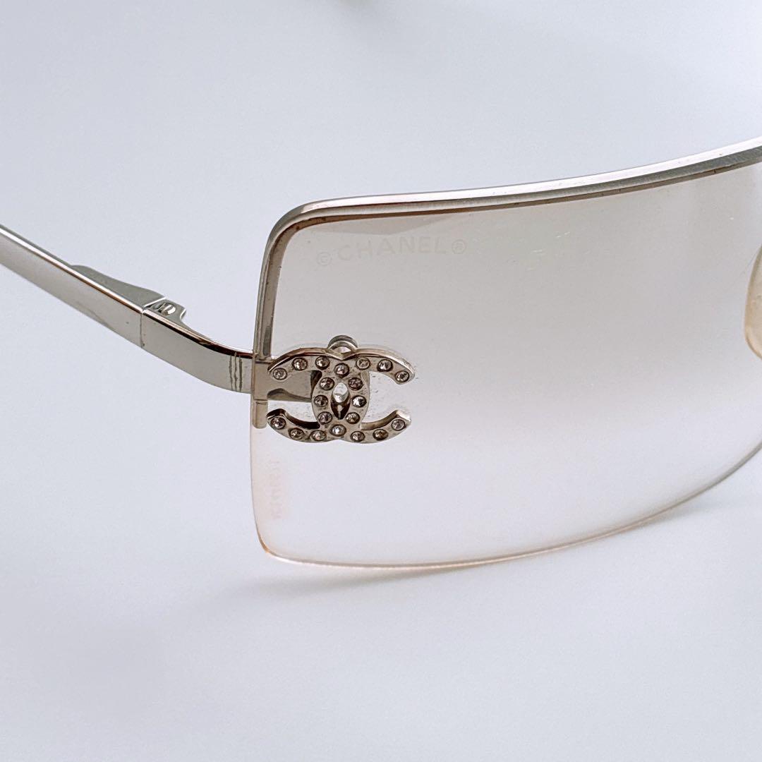 美品【CHANELシャネル】サングラス4092-B ココマーク グレー