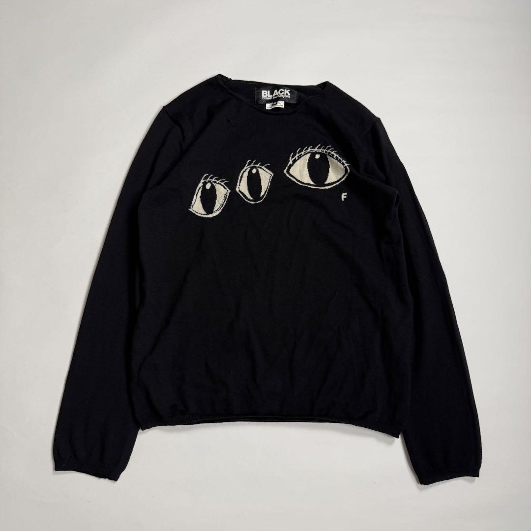トップス BLACK Comme des garcons knit sweater
