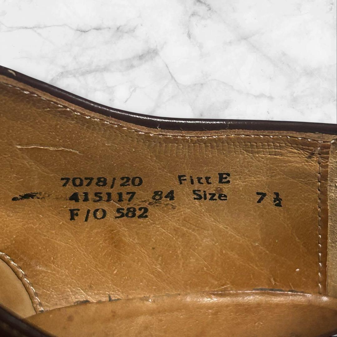 【美品】ロイドフットウェア ストレートチップ ブラウン イングランド製