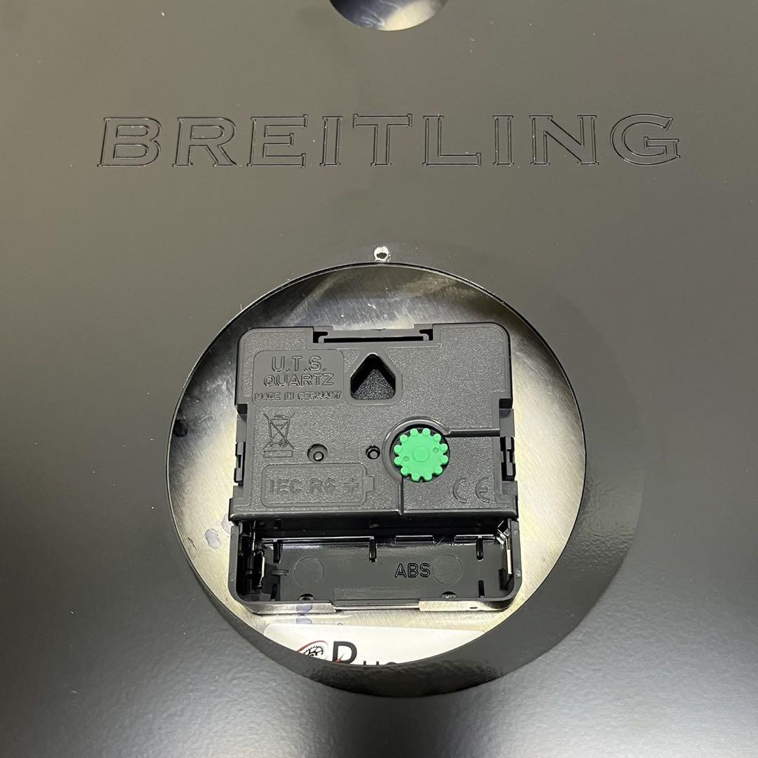 電池交換済 ブライトリング 新　Bロゴ 置き時計 ノベルティ テーブルクロック 電池交換済 ブライトリング 新 Bロゴ 置き時計 ノベルティ
