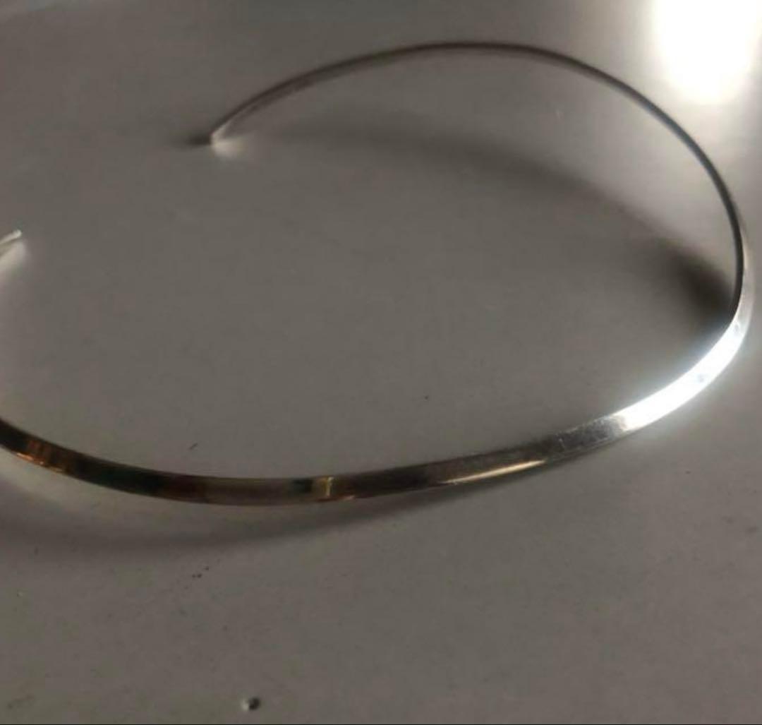 ヴィンテージ メキシコシルバー チョーカーネックレス S925 ヴィンテージ メキシコシルバー チョーカーネックレス S925