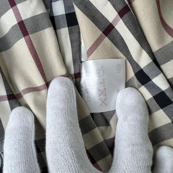 Burberry londn トレンチコート ノバチェック ベルト付き 38 M