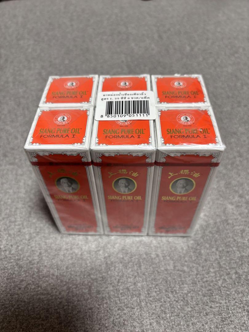 siang pureoil上標油7cc6本まとめ売り樟脳入りシアングピュアオイル シアンピュアオイル 上標油 25ml 6本セット - メルカリ
