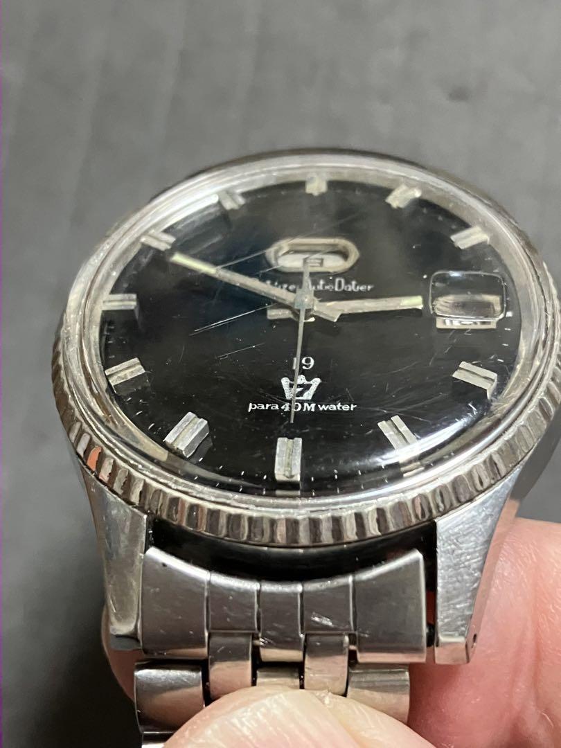 Citizen AutoDater 7 19石黒 ステンレススチール 40M防水