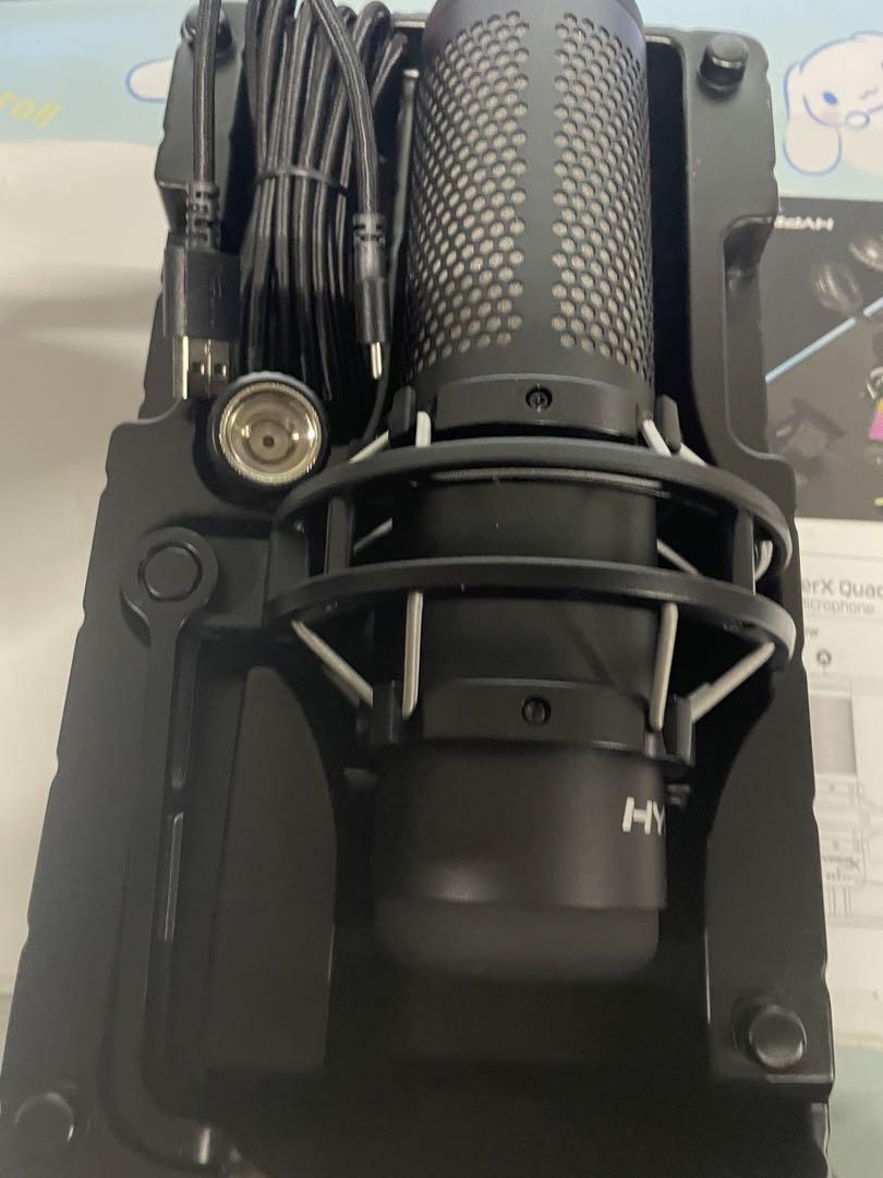 HyperX QuadCast S スタンドアロンマイク RGBライティング