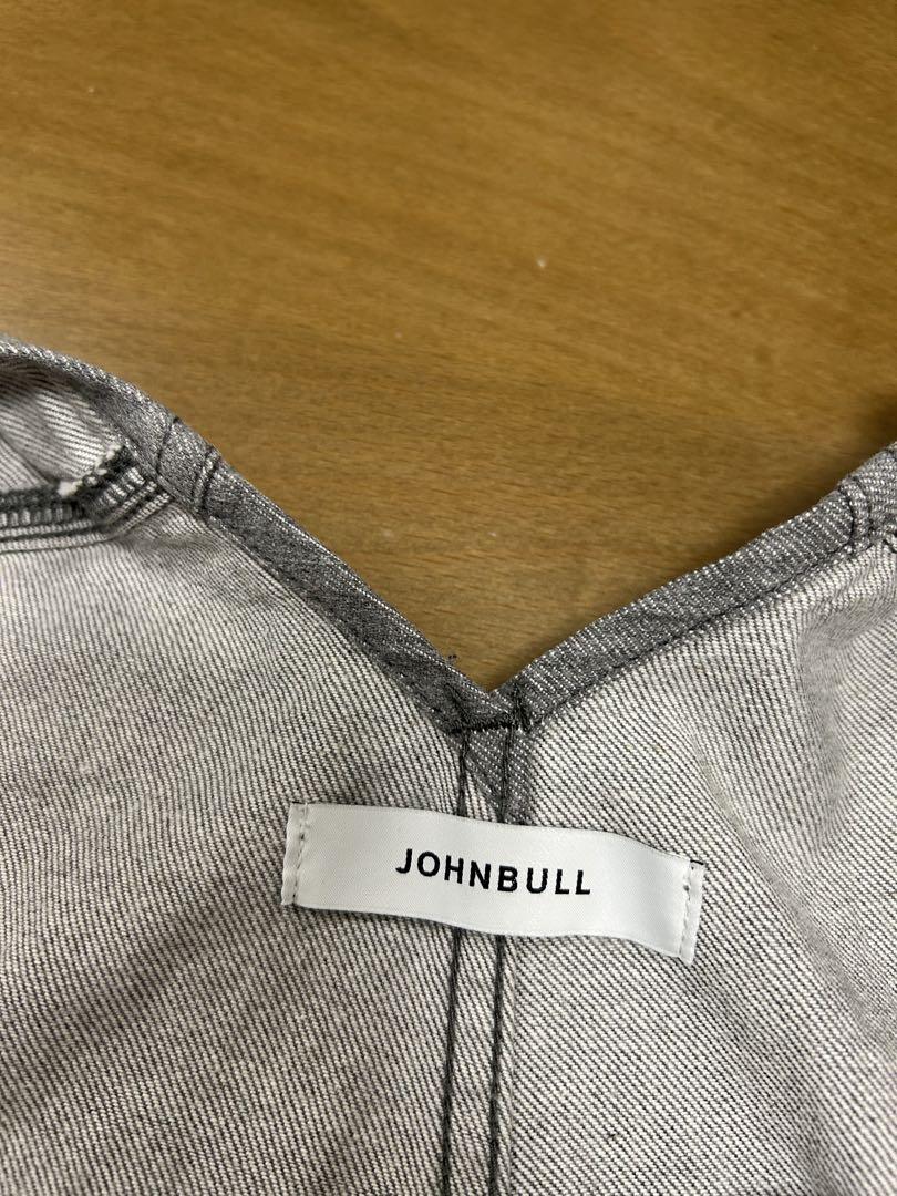 JOHNBULL プレーン オーバーオール グレー L