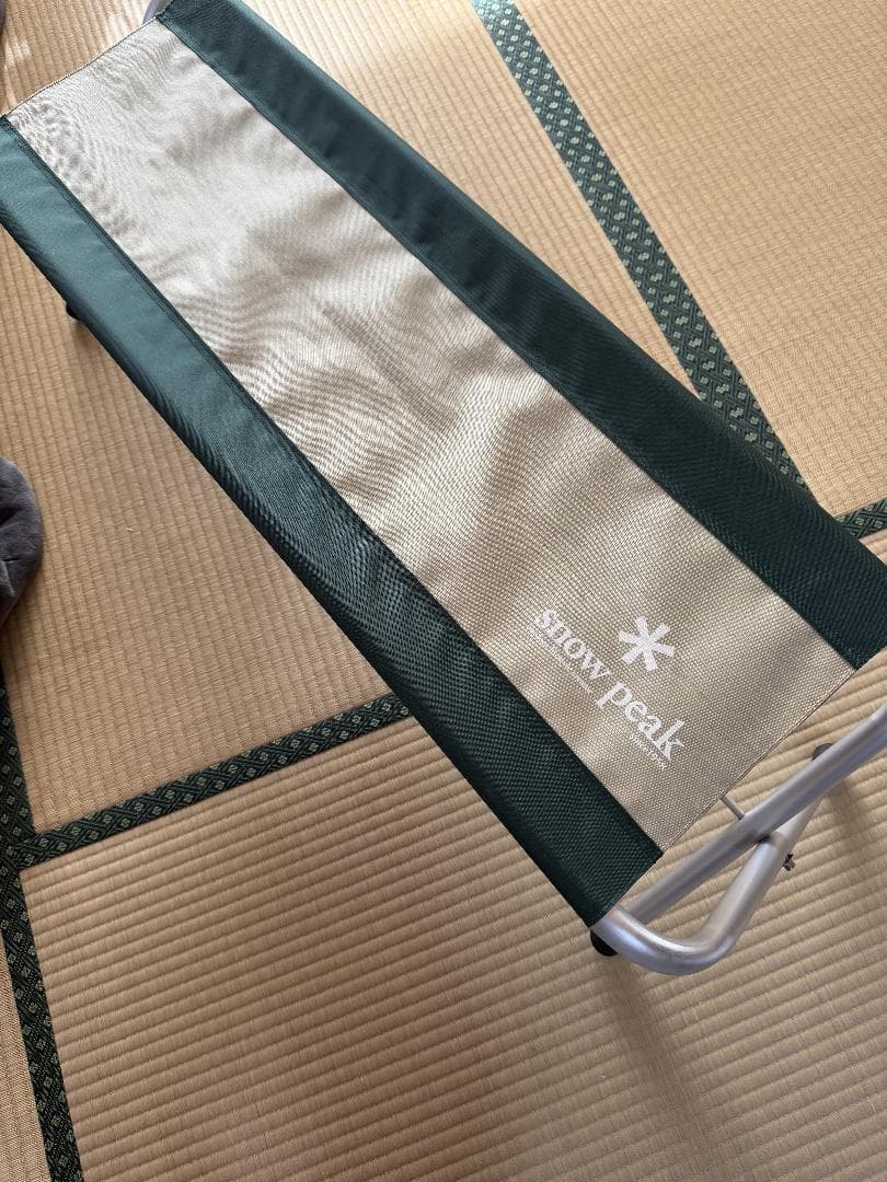 snow peak LV-061 フォールディングベンチ グリーン目立った傷や汚れなし