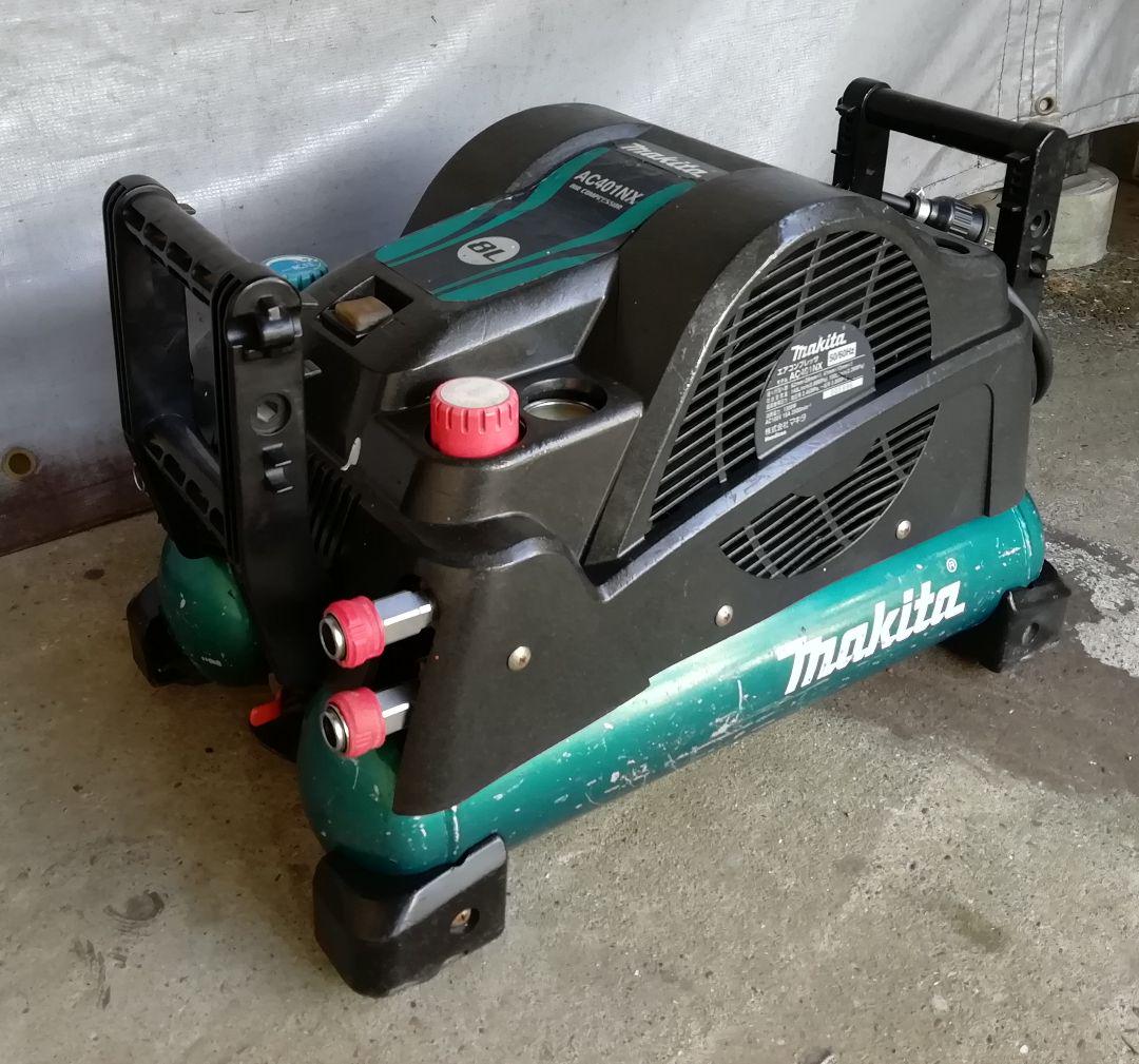 Makita エアコンプレッサー　AC401NX 常圧高圧仕様　実働品