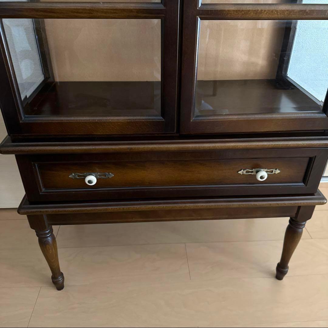 飛騨産業 キツツキ キュリオケース 照明付 飾り棚 ヴィンテージ