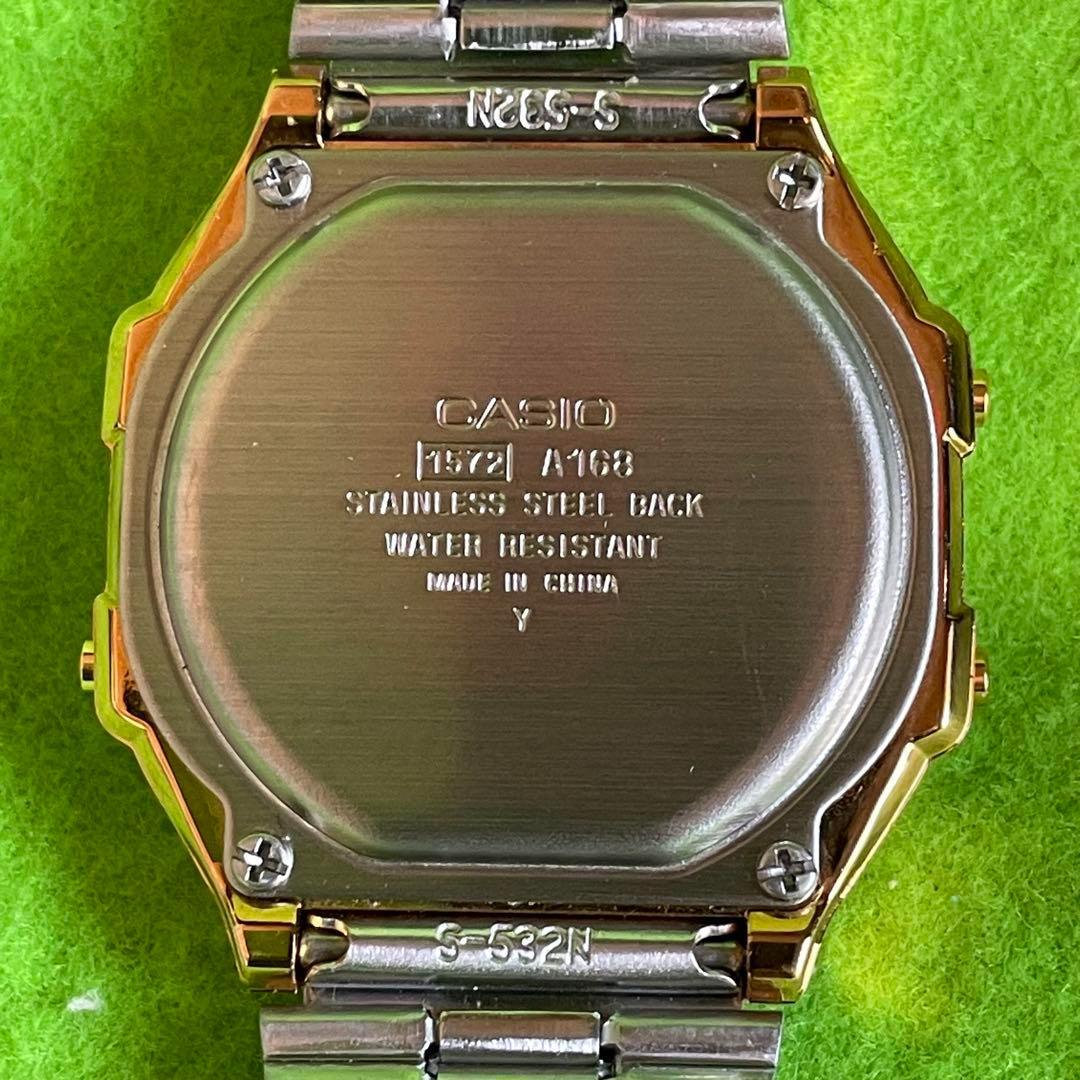 CASIO A168WG-9BWJF ゴールド 腕時計