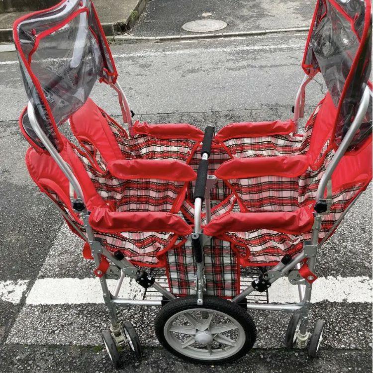 豊富なお得 4人乗りお散歩ベビーカート yvqCX-m25532160766 国産大得価