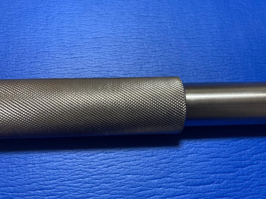 【丸洗いOK!】ステンレス製ダンベル シャフト 長さ40cm Φ28mm対応