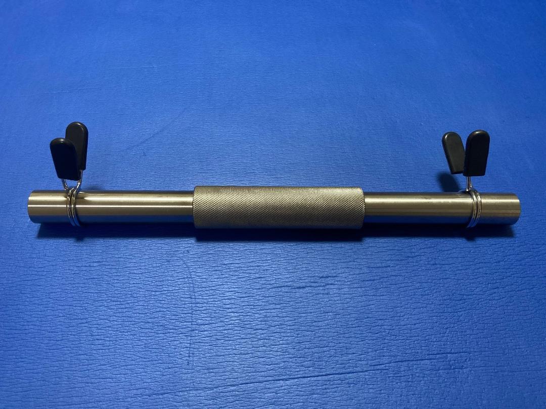 【丸洗いOK!】ステンレス製ダンベル シャフト 長さ40cm Φ28mm対応