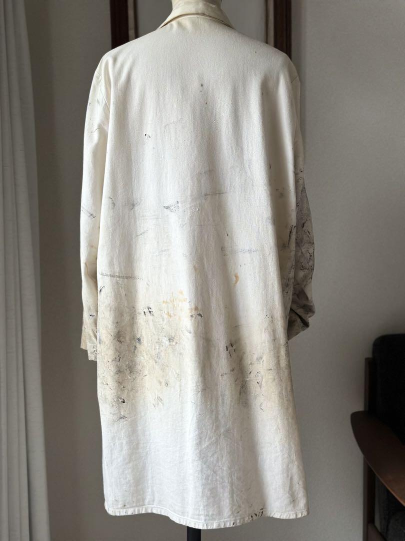 【希少】1950S British white cotton work coat