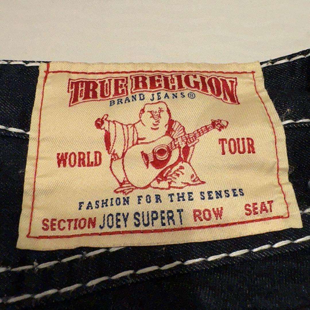最終値下げ‼️TRUE RELIGION joey デニム 濃紺 太ステッチ 希少レア品】true religion joey super t 大ステッチ - メルカリ
