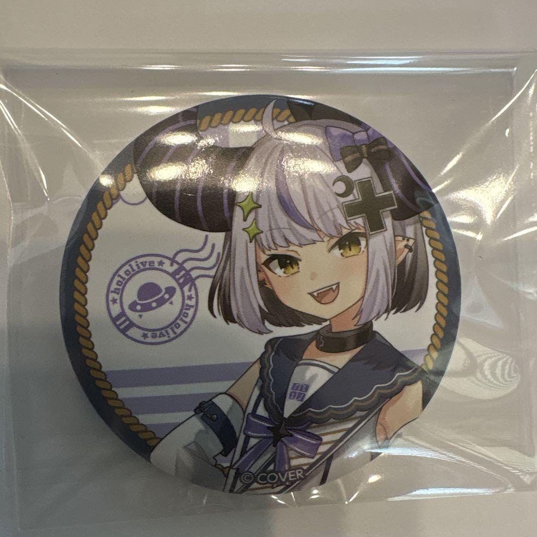 ホロライブ ローソン ラプラス・ダークネス 缶バッジ - メルカリ