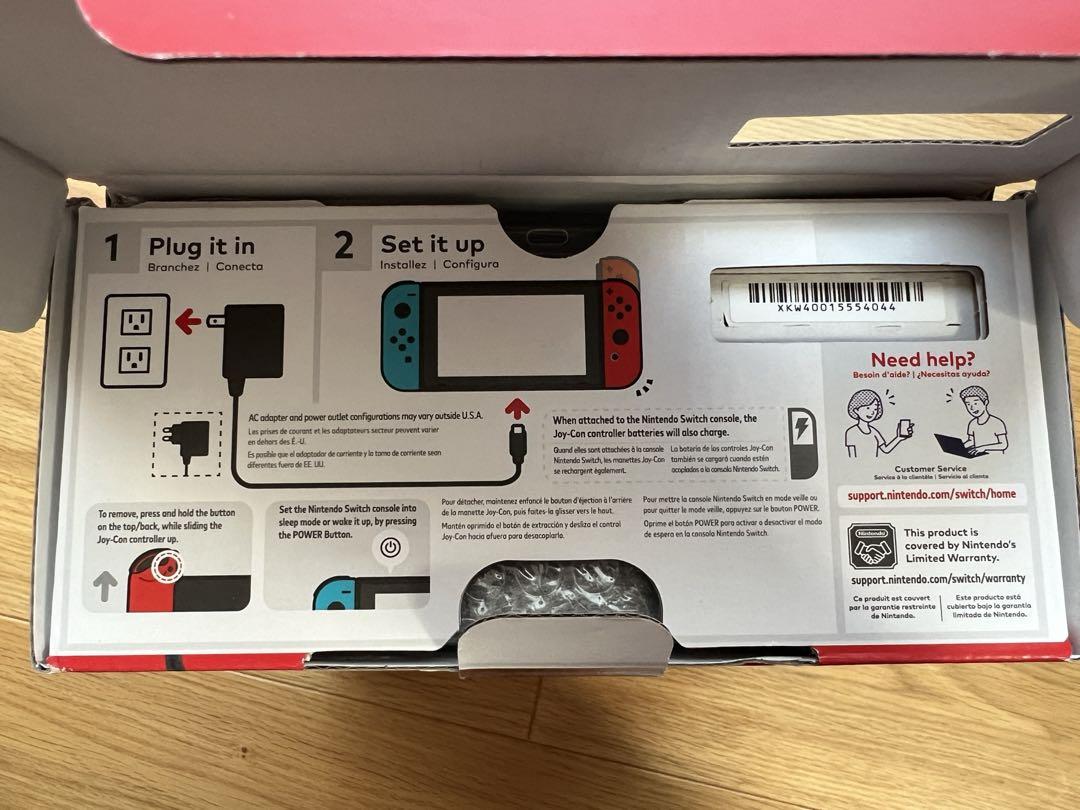 Nintendo Switch 新品ほぼ未開封　アメリカで購入
