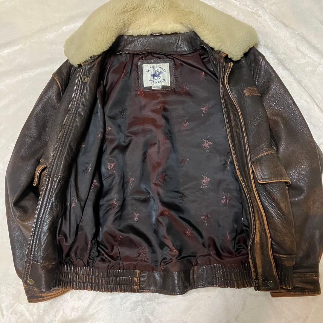 90s フライトレザージャケット G-1 A-2 ライナー付 ラムレザー 90s フライトレザージャケット G-1 A-2 ライナー付 ラムレザー