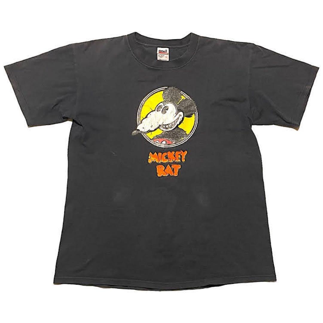 ミッキーラットTシャツ Mickey Rat ローブローアート 激レアビンテージ 画像5