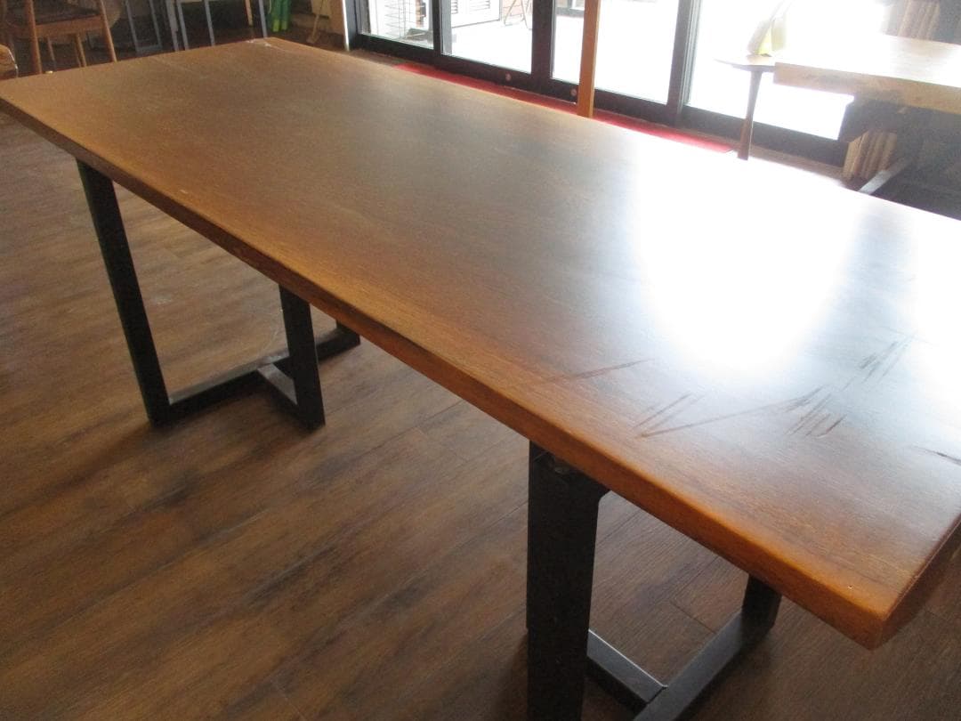 ＃1530■　ウエンジ　テーブル　ローテーブル　ダイニング　座卓　一枚板　天板