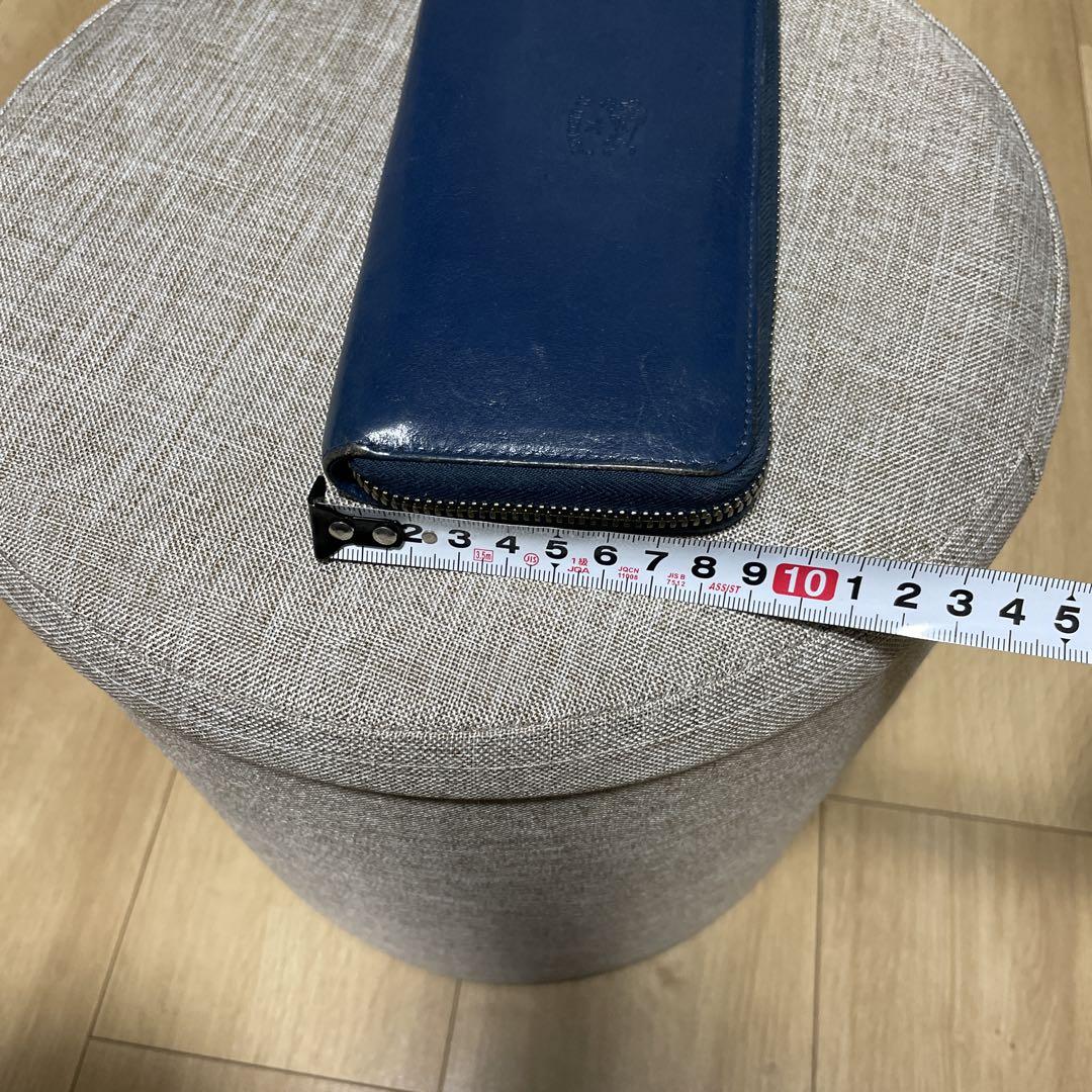 イルビゾンテ レザー長財布　ネイビー