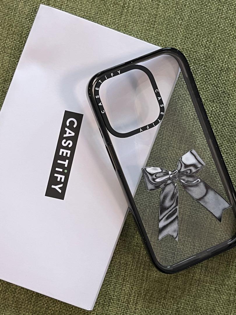 CASETIFY ケースティファイ クリアケース リボン iPhone15Pro