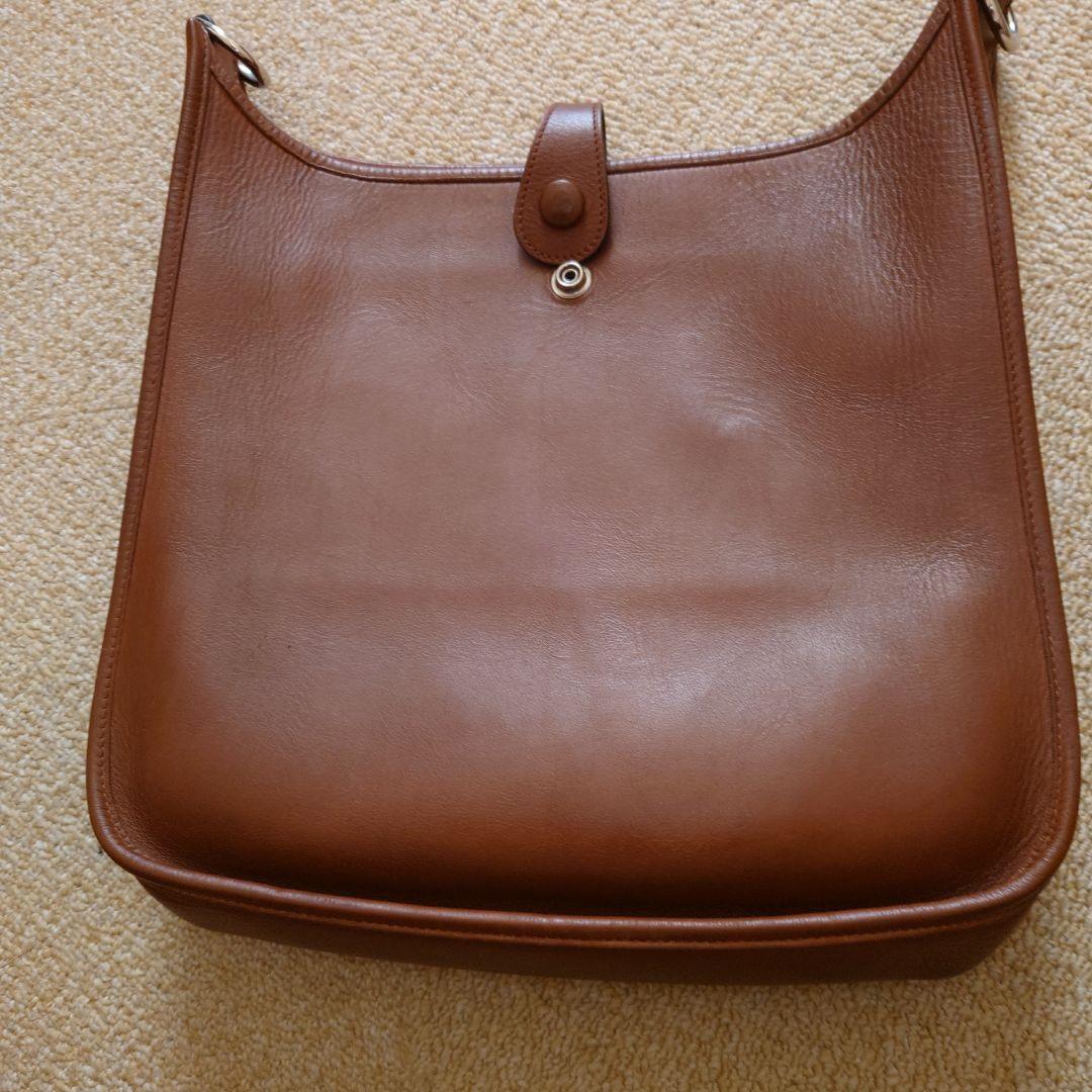 HERMES エブリン　エヴリン　PM ブラウン　茶色 ショルダーバッグ　□E