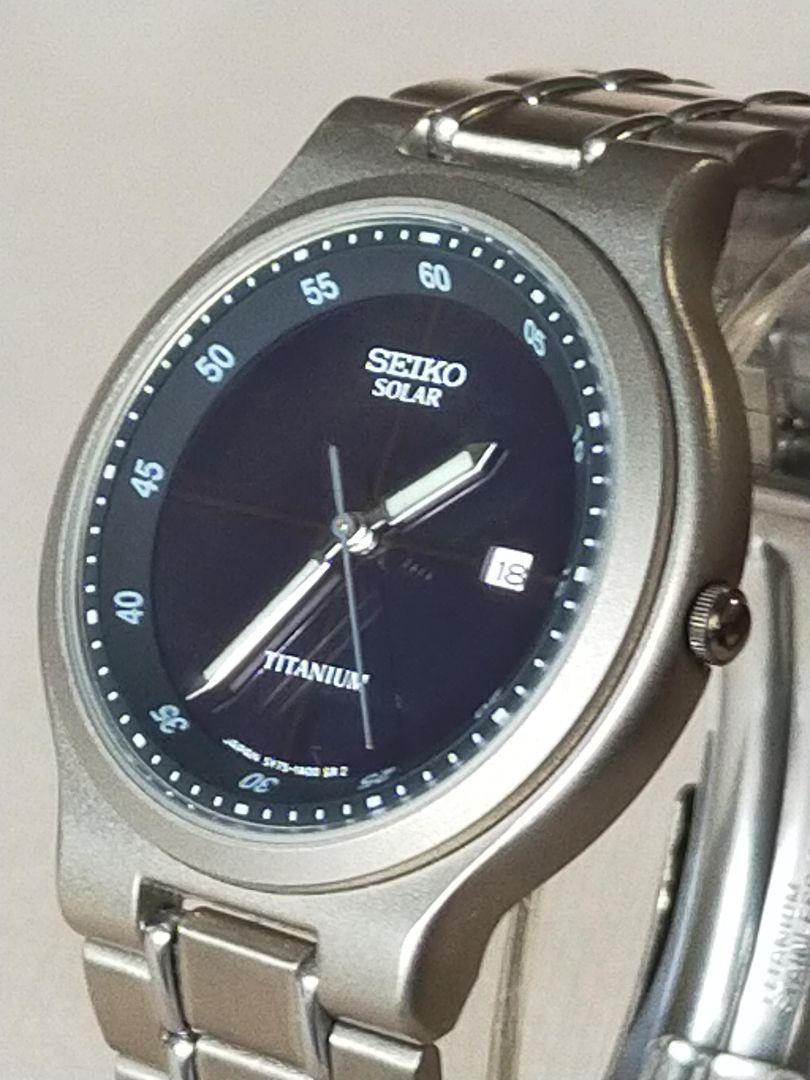 美品！☆SEIKO☆ソーラー☆チタニウム