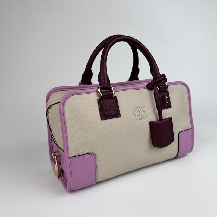 LOEWE ロエベ アナグラム アマソナ28 レザー ハンドバッグ
